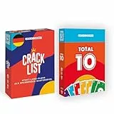 CRACK LIST Lot Familienspiele TOTAL 10 | Sommerangebot | 2-8 Spieler | ab 10 Jahren