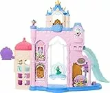 Mattel Disney Princess Haustierpalast Spielset mit 7 Spielbereichen, 3 Tierfreunden, Möbel und 17 Zubehörteilen, ca. 61 cm hoher Haustierpalast, inspiriert von Filmen, JBF96