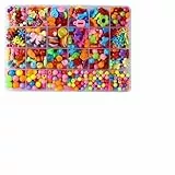 500 Stück DIY handgefertigte Perlen, Kinderspielzeug, kreative lose Abstandsperlen, Basteln, Herstellung von Armbändern, Halsketten, Schmucksets, Mädchenspielzeug-2047-0