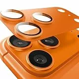 TORRAS für iPhone 17 Pro Max Kameraschutz [Nr.1 Militärtaugliche Bruchsicherheit] Kratzfest & HD-Klare Kamera schutz für iPhone 17 Pro Max,9H+ Härte & Einfache Montage,Orange