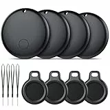 Air Tracker Tag Android Smart Tag, Schlüsselfinder KeyFinder kompatibel mit Google Mein Gerät Finden APP (Android NUR), Bluetooth Key Finder für Gepäck/Taschen/Koffer/Brieftasche (4er Pack)