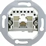 JUNG IAE/UAE-Anschlussdose für 1 Terminal UAE 8 UPO 8-polig, Weiß