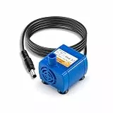 Haustier Wasserpumpe Ersatzpumpe für Blumen Katzenbrunnen, Mini Super Leise Elektrische Wasser Pumpe 2W Verbrauchsarme Pumpe mit 5,9ft Kabel für Katze Trinkbrunnen