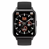ICE-WATCH - Ice fit 1.0 Black AMOLED - Schwarze Connected Watch mit Silikonarmband - 024104 (1.78 Zoll)