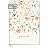 Häfft® Chäff-Timer 2025/2026 A5 'Wild Blossoms' Kalender für 18 Monate: Juli 2025 bis Dez. 2026 - nachhaltig & klimafreundlich