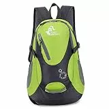 free knight Kleiner Tagesrucksack 20L Radfahren Wanderrucksack Wasserdichter Reiserucksack Leichtgewicht (Frucht grün)