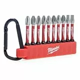Milwaukee - Shockwave Impact Duty Schraubendreher-Bit-Karabiner-Set, 10-teilig, Sortimentspackung