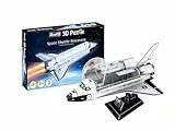Revell 3D Puzzle Space Shuttle Discovery I Für Raumfahrt-Enthusiasten I 126 Teile für Kinder, Erwachsene, Jungen und Mädchen ab 8+ Jahren I inkl. Ständer I Bauspaß und Geschenkidee I 49 cm Lang