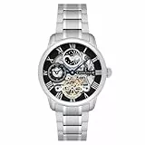 Thomas Earnshaw Longitude Herrenuhr mit schwarzem analogen Zifferblatt und Edelstahlarmband (ES-8006-11)