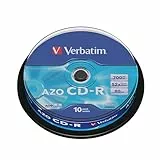 Verbatim CD-R Extra Protection 700 MB - 52-fache Brenngeschwindigkeit - Extraschutz - hohe Lebensdauer - 10 Stück