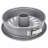 Städter We Love Baking Springform 26 cm rund, mit Flach- & Rohrboden, hochwertige Antihaftbeschichtung, PFAS-frei, hitzebeständig bis 250 °C, 3750 ml, Backform für Kuchen & Torten