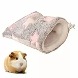 DONGKER Meerschweinchen Haus, Hamster Versteck Bett Betthöhle, 18x16 cm, Warm Kleine Tier Plüsch Höhle Kuschelbett für Kurzkopfgleitbeutler, Hamster, Ratten, Eichhörnchen