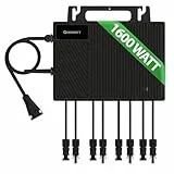 Growatt NEO 1600M-X2 Mikrowechselrichter – 1600W für bis zu 4 Solarmodule – WiFi – VDE-konform – Balkonkraftwerk geeignet – Photovoltaik Inverter – PV Wechselrichter
