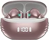 Conyat Bluetooth Kopfhörer, In Ear Kopfhörer Kabellos Bluetooth 5.3 mit 4 ENC Noise Cancelling Mikrofon, IP7 wasserdichte Earbuds, 48 Std Spielzeit, Dual LED Anzeige Ohrhörer