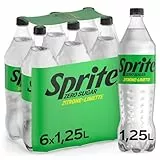 Sprite Zero Zitrone-Limette Limonade – zuckerfreies, kalorienfreies Erfrischungsgetränk mit fruchtigem Zitronen-Geschmack – 6x 1,25L Einweg PET Flaschen – Vorratspack