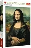 Trefl TR10542 Mona Lisa, Leonardo da Vinci 1000 Teile, Art Collection, Premium Quality, für Erwachsene und Kinder ab 12 Jahren Puzzle, Farbig