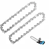 2 Stück Sägeketten Kettensägenkette für 6 Zoll Mini Handheld wiederaufladbare,Schnittlänge 15cm,Sägekettenteilung 1/4',Treibglied-dicke 0.043'/1,1mm,Treibglieder 37Glieder,für Trimmen Chainsaw Chain
