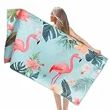 Pameil Strandhandtuch XXL Mikrofaser Badetuch 90x180cm, Mikrofaser Strandtuch Kompakt und Sandfest, Leicht und Schnelltrocknend Reisehandtuch für den Strand, Gym, Travel, Sauna
