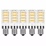TIAFELNGLY E14 LED Maiskolben Lampen, 5W E14 LED Leuchtmittel, Warmweiss Mais Glühbirnen 5er Pack