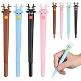 Toyvian Gelschreiber, weihnachtliches Hirsch-Design, Tier-Kugelschreiber, niedliches Schreibwaren- 24Pcs Picture 4