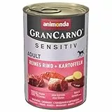animonda GranCarno Sensitive Rind+Kartoffeln | 6X 400g Hundefutter