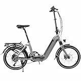 AsVIVA E-Bike Klapprad 20 Zoll – faltbares Pedelec für Erwachsene, 14,0Ah Samsung Akku, bis 100 km Reichweite, 25 km/h – leichtes E-Faltrad für Damen & Herren – elektrisch & kompakt