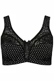Ulla Popken Damen große Größen Übergrößen Plus Size Entlastungs-BH, Spitze, ohne Bügel, Cup C - F