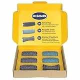 Dr. Scholl’s Ersatzrollen für elektronische Hornhautentferner – Entfernt starke Hornhaut, 3x Extra Stark, 2x Regular, 1x Konturaufsatz, Abwaschbar, mit Diamantkristallen & Meeresmineralien