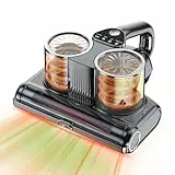 YUFAC Milbensauger für matratzen mit UV-Licht, 16Kpa Matratzenreiniger Bettstaubsauger, 500W Bett-Staubsauger und Matratzenreiniger für Matratzen, Betten, Sofa