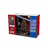 Konstsmide Micro LED Compactlights, 400 bernsteinfarbene Dioden, 30V Außentrafo (IP44), 6W, schwarzes Kabel, 3867-800EE, 400 LEDs, Schwarz