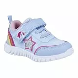 Richter Kinderschuhe Jungen Mädchen Wallaby Sneaker, Sky/pink/Rainbow/SIL, 27 EU