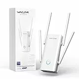 WAVLINK WLAN Verstärker Steckdose WiFi 6 AX3000 für Zuhause deckt bis zu 3000sq.ft, WLAN Reapter 5 * 5 dBi Antennen, Dual Band (5GHz/2.4GHz) Access Point mit Gigabit-Anschluss