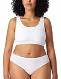 Schiesser Damen 2 Pack Bio Baumwolle - 95/5 Organic Bustier, Weiß_174926, 36 EU