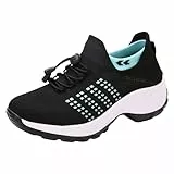 Damen Turnschuhe Sneaker Schuhe Damen Sportschuhe Laufschuhe Tennisschuhe Outdoor Running Damen Walkingschuhe Straßenlaufschuhe rutschfest Atmungsaktiv Leichtgewichts