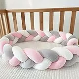 GYCS Kuschelschlange,Kopfschutz Für Wickeltisch,Hautfreundlich Und Atmungsaktiv Bett Rausfallschutz Kinder Für Kind Schlafzimmer Sofa Bett Boden,A10,100cm