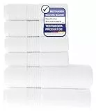 MAURAHOME Luxus Badetüch Set 100% Baumwolle, Hotel & Spa Qualität. 2 Große Badetücher 70x140, 4 Große Handtücher 50x100, Schnell Trocknende Frottiertücher, Weich, Plüschig und Stark Saugfähig