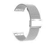 Jonurphy Uhrenarmbänder, 20 mm Ersatz-Edelstahl-Metallgitterband, Schnellverschluss-Uhrenarmband-Metallschraube, intelligente Uhrenarmbänder für Männer Frauen