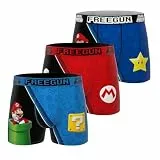 Freegun Fgsmb/1/Bm/Pk3 Boxershorts für Herren (3 Stück), Blau 10, L