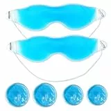 6 Pcs Kühlende Augenmaske Kühlend Kühlpads Augene Kühlpad,Kühlmaske Augen Kühlen Augenkühlmasken Kühlmaske Gesicht Nach Op Augenkühlpads und Runde Gel Kühlpads Wiederverwendbar und Lindert Müdigkeit