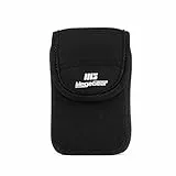 MegaGear Olympus Tough TG-6, TG-5, TG-4, TG-870, TG-860 Ultra Light Neopren-Kamera-Hülle mit Carabiner- (Modell - Schwarz)