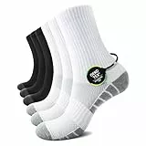 TUUHAW Tennissocken Herren 39-42 Sportsocken Socken Herren 39-42 Weiß Laufsocken Wandersocken Strümpfe Schwarz Herrensocken Weisse Frotteesocken Trekkingsocken