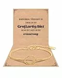 CheersLife Armband Damen,Geschenke für Frauen,Knoten Armband Idee Original Geschenk Teenager Mädchen Geschenke Weihnachten Frau Geburtstagsgeschenk für Tochter Schwester Beste Freundin Gold