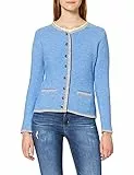 Stockerpoint Caro Damen Trachtenstrickjacke, Bleu Hellgrau, 40