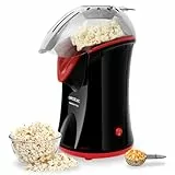 Cecotec Elektrische Popcornmaschine Fun&Taste P'Corn. Popcorn-Maschine, 1200 W, Konvektion, Popcorn in 2 Minuten fertig, Inklusive Dosierlöffel, Leicht zu reinigen, Überhitzungsschutz