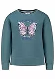 SALT AND PEPPER Mädchen Sweatshirt mit Schmetterling aus Pailletten