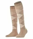 Burlington Damen Kniestrümpfe Whitby W Kh weich und warm lang gemustert 1 Paar, Braun Sun 5039, 36-41