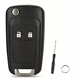 Autoschlüsselgehäuse für Opel Astra Insignia Vectra Zafira 2 Tasten Fernbedienung Ersatz Autoschlüssel Gehäuse Kompatibel mit Chevrolet Aveo Matiz Cruze