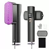 VIWAVE Steamer Dampfglätter 1200 W, 100–240 V Dual-Spannung-Reisebügeleisen, 15S Schnellaufheizung, 2-in-1-Steamer Reise mit 4 Modi, LED-Anzeige, Tragbarer Dampfglätter für Geschäftsreisen & Hause