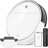 OKP Saugroboter mit Wischfunktion, Superschlank Staubsauger Roboter, WLAN Roboterstaubsauger kompatibel mit WiFi/APP/Alexa, ideal für Hartböden, Teppiche und Tierhaare mit Fernbedienung