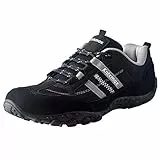 Knixmax Wanderschuhe Damen Herren Leicht Trekkingschuhe Outdoorschuhe Atmungsaktiv rutschfeste Trekking- & Wanderhalbschuhe Schwarz 40EU